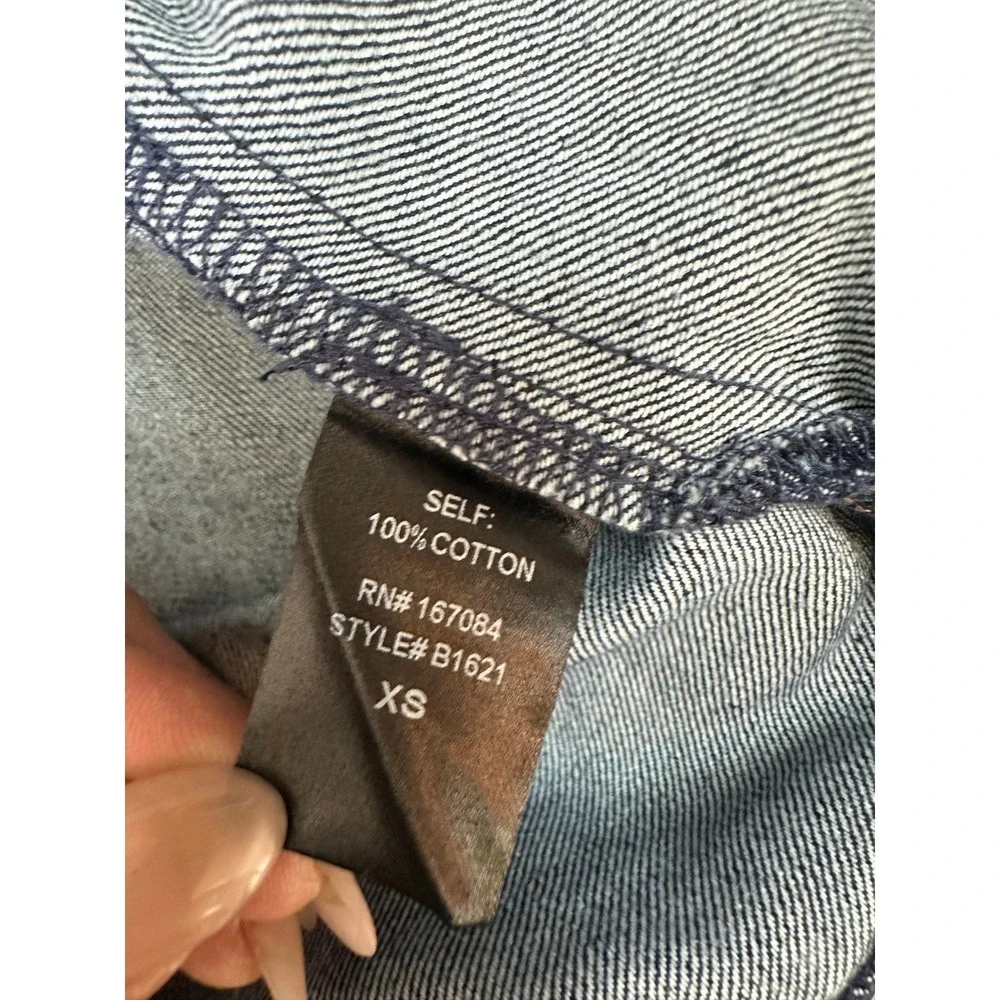 Tuckernuck Denim Maxi Shirt Dress Womens XS Blue Excelle NWT - Picture 7 of 8